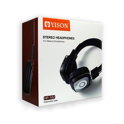 Наушники YiSON HP-162 Stereo, кофейно-черные 00-00015765 фото